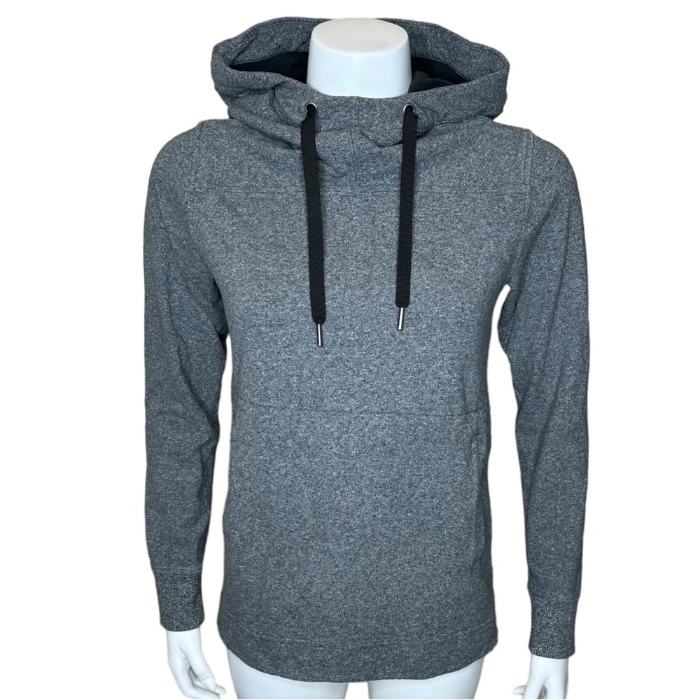 Lululemon Pullover Hoodie 4 Heathered Black Gray W3AGRS
